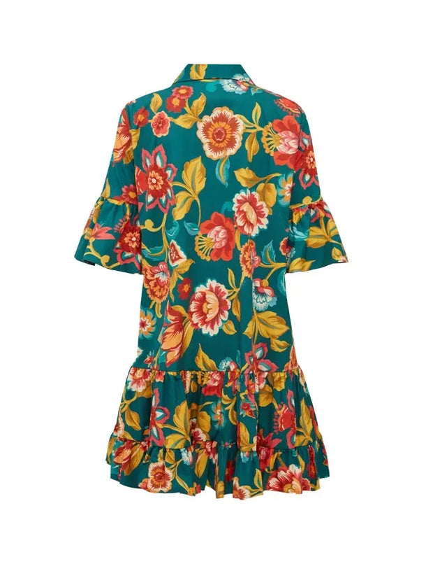Grace Unique Grace Unique Flora Print Mini Dress – Lumvora