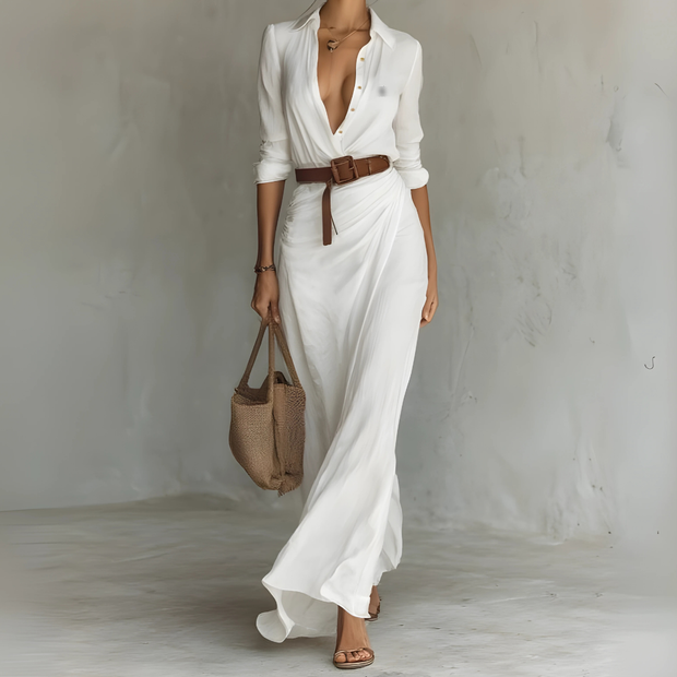 LuxeEase Wrap Dress