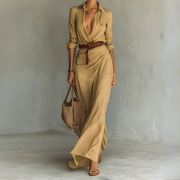 LuxeEase Wrap Dress